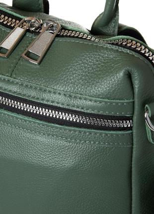Практичный, кожаный рюкзак-сумка2 фото