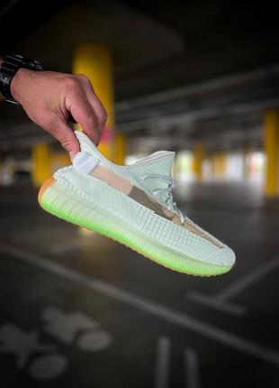 Кросівки adidas yeezy boost 350 v2 wolf grey green glow