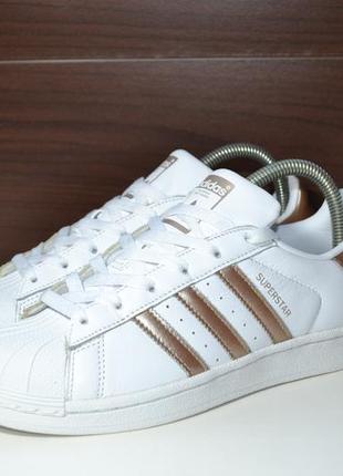 Adidas superstar 38р кроссовки кожаные оригинал