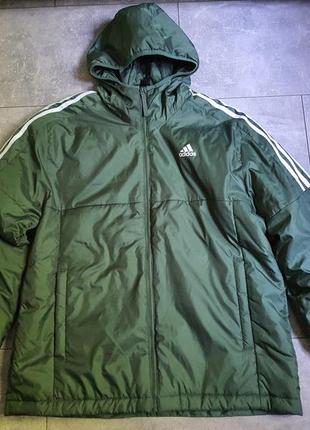 Мужская демисезонная утепленная куртка adidas hk4653, l3 фото