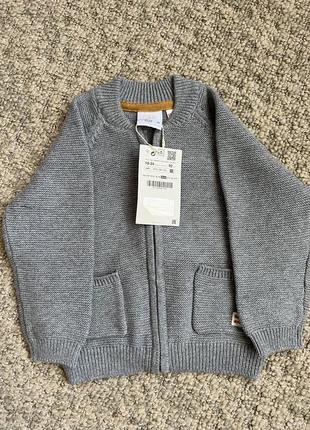 Новий! кардиган дитячий на блискавці zara