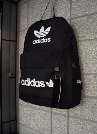 Чёрный рюкзак adidas чорний унісекс рюкзак адідас