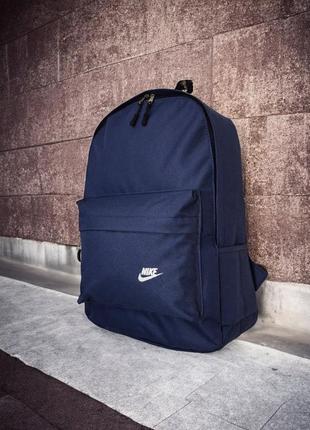 Стильный темно-синий рюкзак nike темно-синий мужской рюкзак nike найк1 фото