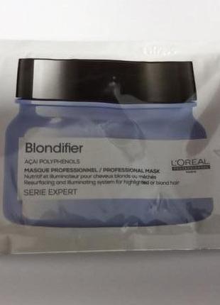 L'oreal professionnel serie expert blondifier masque маска-сияние для волос, восстанавливающая.