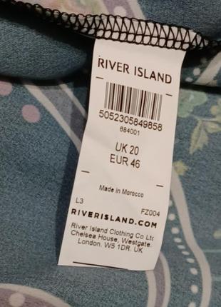 Брендовая новая оригинальная блуза р.20 / 46 от river island9 фото