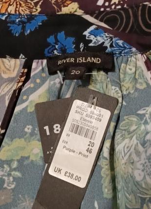 Брендовая новая оригинальная блуза р.20 / 46 от river island4 фото