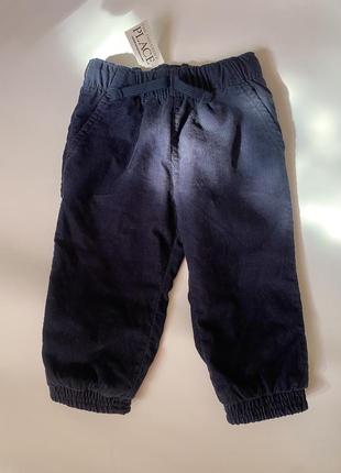 Вельветові штани для немовлят і хлопчиків children’s place1 фото