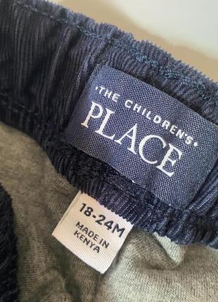 Вельветові штани для немовлят і хлопчиків children’s place5 фото