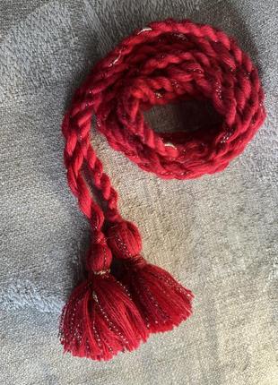 Мотузок червона мотузка2 фото
