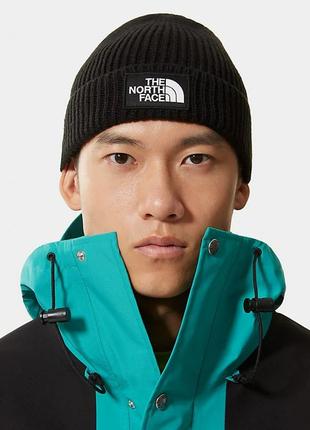 Чоловіча шапка the north face  / шапка чорного кольору4 фото