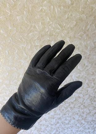 Кожаные перчатки перчатки moschino3 фото