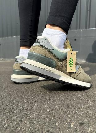 Кроссовки new balance 574 stone island9 фото