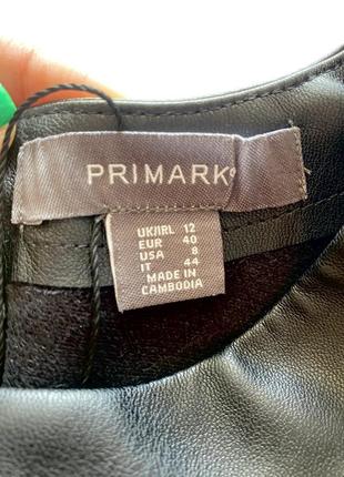 Платье primark, платье эко кожа, платье черная,сарафан primark, платье primark,платье8 фото