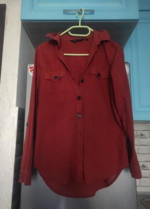 Льнянная рубашка3 фото