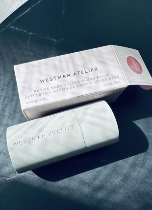 Westman atelier baby cheeks lip + cheek cream blush stick кремовые румяна в стоке оттенок petal2 фото