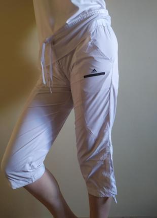 Жіночі білі шорти бриджі adidas&stella mccartney
