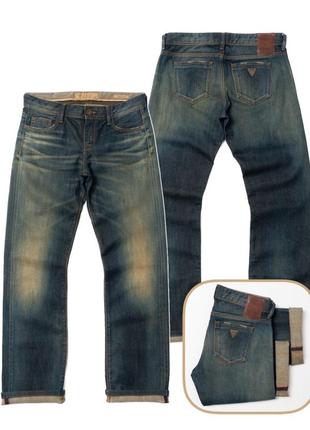 Guess&nbsp; 1981 alexa regular selvage denim &nbsp;женские джинсы