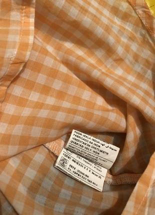 Базова сорочка у клітинку  від benetton, оригінал ⭐️ 3