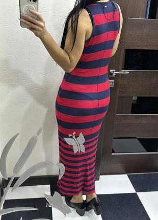 Tommy hilfiger сукня міді в паски4 фото