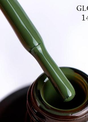 Гель-лак gloss 141 (темно-зелений), 11 мл