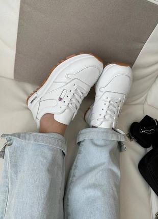 Кроссовки натуральная кожа