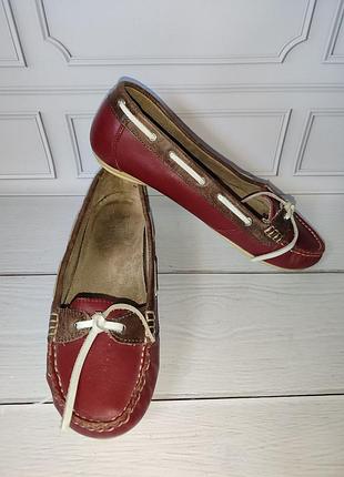 Кожаные туфли, балетки