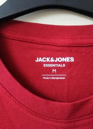 Чоловіча бавовняна футболка  jack&jones essentials  оригінал7 фото