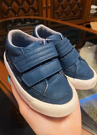 Кроссовки туфли макассины zara для мальчика 21 р на 1 рочек стильные модные нарядные мальчишки детские 13 см темно синие