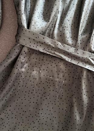 Розкішна оливкова міні сукня xs7 фото