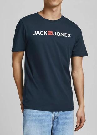 Чоловіча бавовняна футболка  jack&jones essentials  оригінал