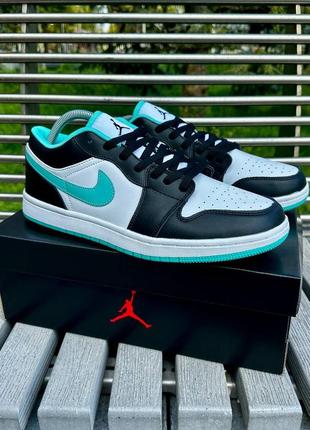 Мужские кроссовки nike air jordan 1 черные