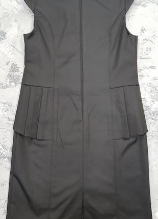 Черное школьное платье сарафан для девочки5 фото