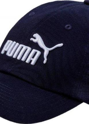 Кепка детская puma ess cap jr темно-синий one size (02168806)