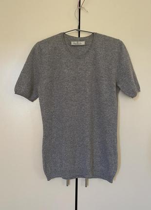 Кашемірова футболка джемпер безрукавка gerto oslo cashemere.