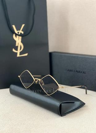 Очки в стиле ysl ромбик