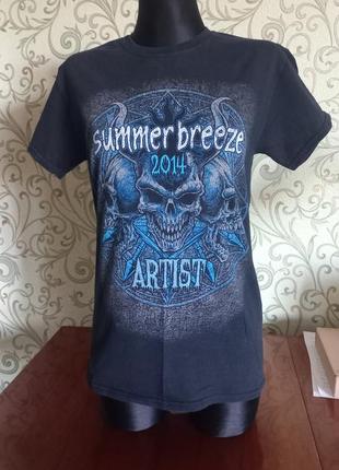 Summer breeze ☀️ футболка. металл мерч