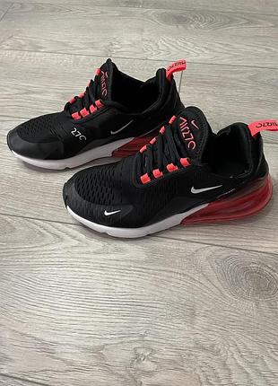 Мужские кроссовки air max 270 черно/бело/красные