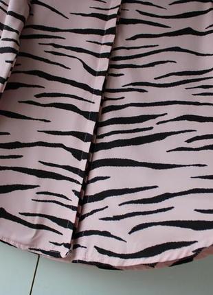 Стильная итальянская блуза с принтом "зебра"3 фото