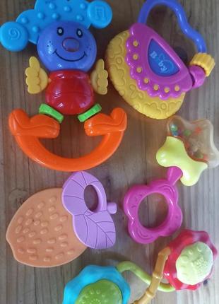 Іграшки брязкальце гризунці для маленьких дітей1 фото