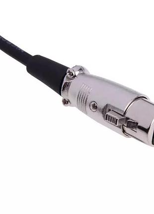 Кабель jack 6.3 на xlr довжина 3.5 метра