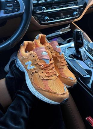 Чоловічі кросівки new balance 2002r orange / smb