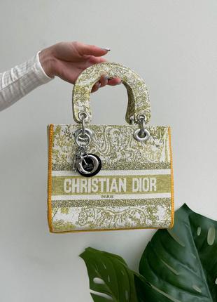 Christian dior lady d-lite lemon сумка2 фото