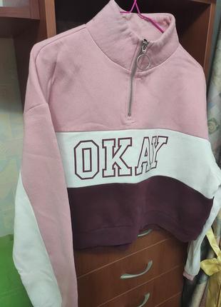 Кофта (свиншот) укорочена спортивний варіант. утеплена.