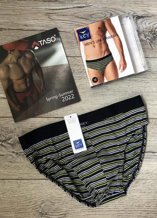 Трусы мужские key mpp - 365 плавки хлопок кей польша . размер : м