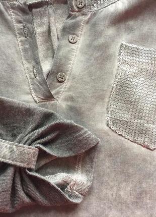 Key largo хорошая комбинированная блуза от немецкого бренда6 фото