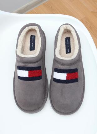 Стильные тапочки слипоны tommy hilfiger wanner slipper 39-45.52 фото