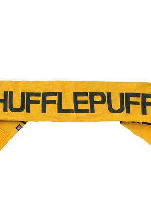 Теплый акриловый шарф гарри поттер пуфендуй hufflepuff