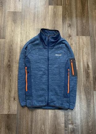 Regatta треккинговая кофта зепкая мужская регата треки спортивная горнолыжная синяя оригинал l