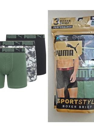 Набір : труси puma sportstyle boxer briefs.. куплені в сша. оригінал