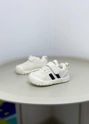 Ботинки осенние детские 16 белые 10128 фото